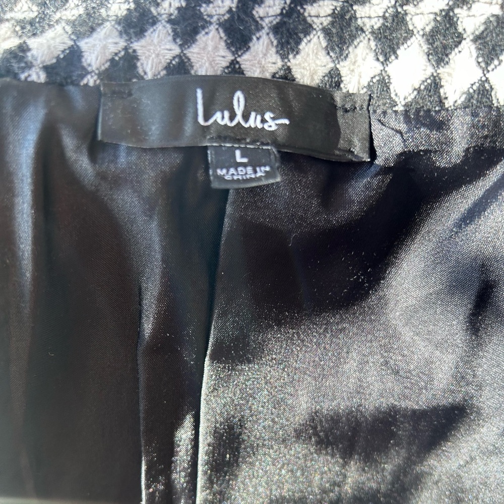 Lulus Checkered Blazer - Picture 6 of 6